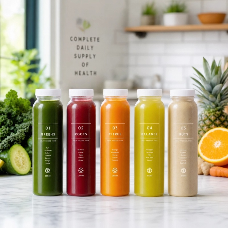 Detox Daily Package 5 Juice - Ginger and Glo